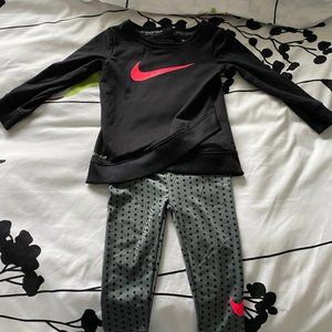 Nike Dry Fit Outfit - Top and Leggings 12M